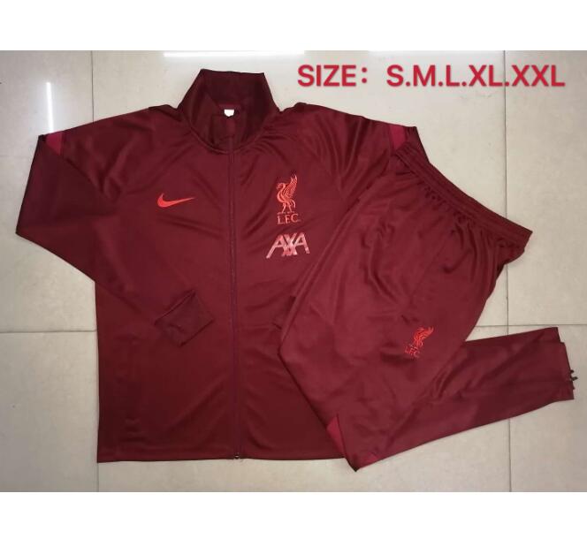 Liverpool Wine Red Training Kits Jacket with Pants 2020/21